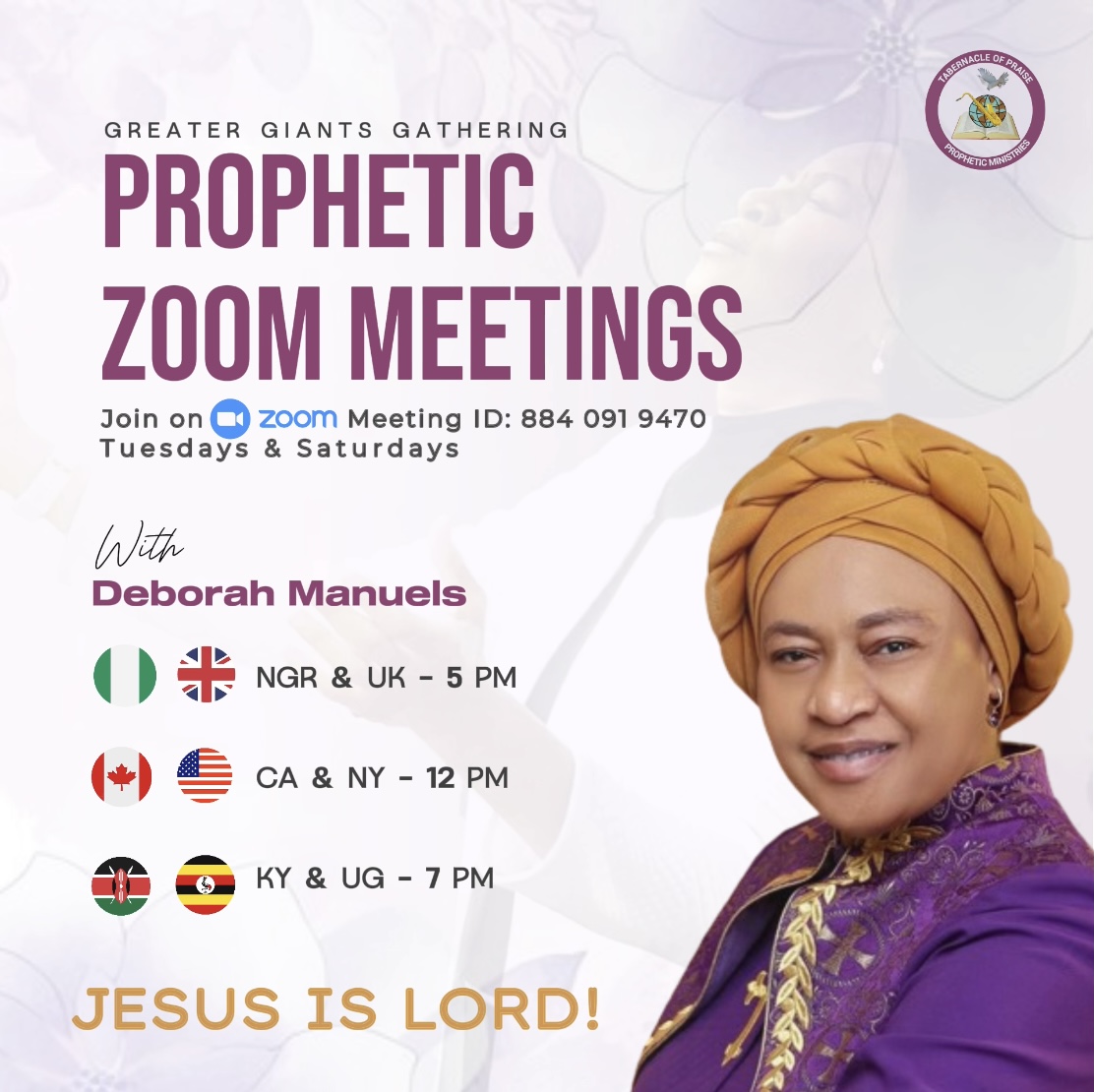 Online fellowship via Zoom