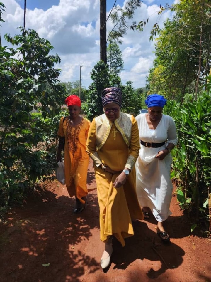 Church sanctuary during service